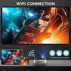 Native 1080P WiFi Bluetooth Projector, 8500L HD