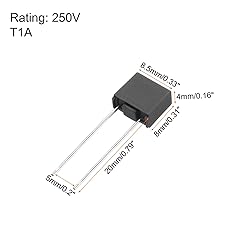 uxcell 50Pcs DIP Mounted Miniature Square Slow Blow