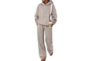 Trendy Queen 2 Piece Lounge Sweat Sets Plus Size Fall Fashion Matching Sweatsuits Wide Leg Pants Travel Outfit Winter Clothes