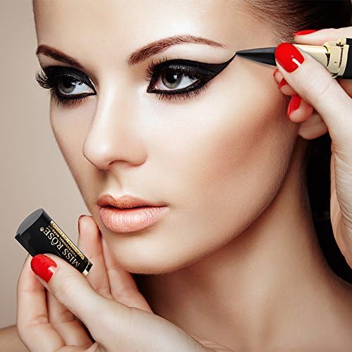 CASA SHOP Miss Rose Eyeliner Matte Waterproof Long Lasting Easy to Wear Eye Liner Gel