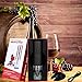 GOSCIEN Electric Wine Opener, Automatic Electric Wine Bottle Corkscrew Opener, Rechargeable Stainless Steel Cordless Electric Wine Bottle Opener Gift Set with Foil Cutter, USB Charging Cable