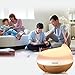 Aroma Essential Oil Diffuser - Ominihome 300ml Ultrasonic Cool Mist Humidifier - for Home Office Yoga - Wood Grain, Birthday Gift