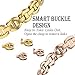 Wearlizer Compatible with Charge 2 Bands Metal Replacement Charge hr 2 Bands/Assesories/Strap Adjustable for Bands Charge Bling Style Desgin Rose Gold