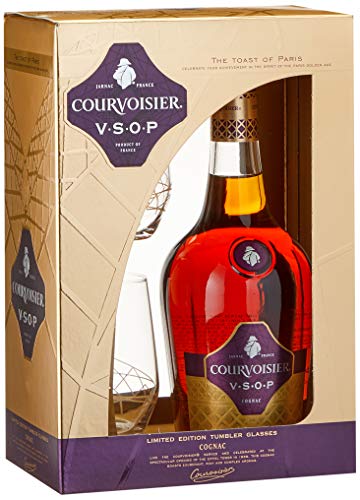 Courvoisier VSOP mit Geschenkverpackung mit 2 Tumbler Cognac (1 x 0.7 l) – Bild 5