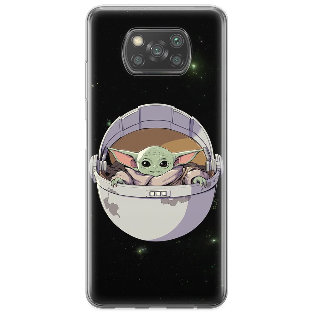 ERT GROUP mobile phone case for Xiaomi POCOPHONE X3 original and officially Licensed Star Wars pattern Baby Yoda 026 optimally adapted to the shape of the mobile phone, case made of TPU