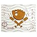 Homegician Baby Cotton Swaddle Blanket, Baseball Design, 40x50 Inch, Includes Props, Marker, and Birth Announcement Cards, Unisex