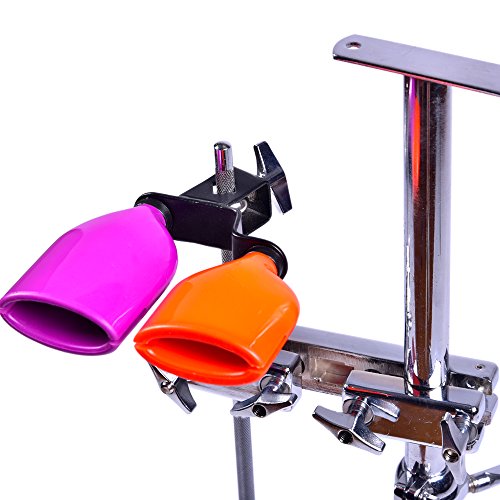 Drum Percussion Cowbell Double Mounted Bell Two-colors - Thumbnail 3