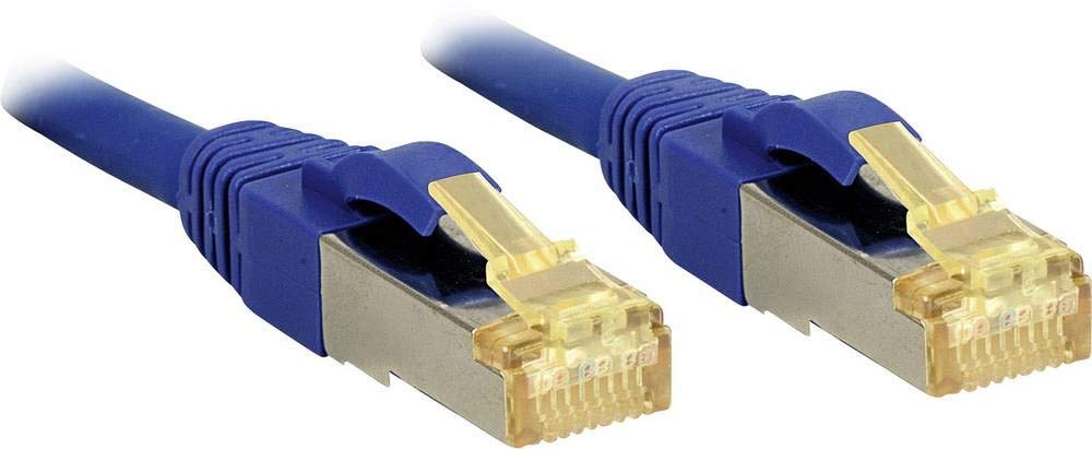 LINDY Patch Cable with Cat.7 Raw Cable S/FTP PIMF LSOH Blue 3 m