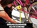 Lumintrail Adjustable Height Bike Kickstand for Adult Bikes – Bicycle Kick Stands Fits Most 24, 26, 27.5, 29 inch or 700c - Great for Mountain Bike