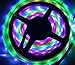 IWISHLIGHT 16.4ft 5M SMD 5050 Dream Magic RGB Color LED Color Flexible Light Strip IP67 Water-resistant + IC6803 IC Chip + 133 Change RF Remote Controller
