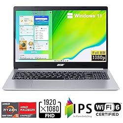 acer Aspire 5 A515-45 Slim Laptop, 15.6" Full HD