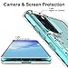 MMY [3 Pack] Compatible with iPhone 12 Pro Max Screen Protector 6.7 Inch + [1 Pack] Clear iPhone 12 Pro Max Case Tempered Glass Film HD Clarity