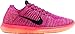 NIKE Kid's Free RN Flyknit (GS), Fire Pink/Grand Purple, Size 6.5 Big Kid M US