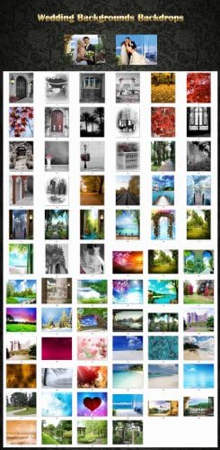 Amazon Photoshopデジタル写真ウェディングアルバムテンプレートbackdrops バックペーパー 背景布 通販