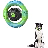 wodifer Dog Toys for Aggressive Chewers Large Medium Breed, Indestructible Squeaky Dog Chew Toys, Tough Nylon Rubber Interactive Dog Toys to Keep Them Busy
