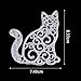 Cutting Dies Stencil Template Mould,Bottone DIY Metal Embossing Stencil for Album Scrapbooking Paper Card Art Craft Decor Christmas Design (Cat)