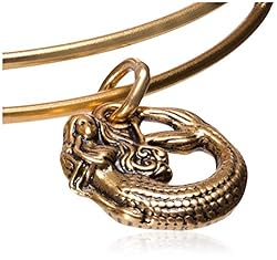 Alex and Ani Mermaid II Rafaelian Gold Bangle