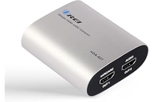 OREI eARC 4K 60Hz Audio Extractor Converter 18G HDMI 2.0 ARC Support - HDCP 2.2 - Dolby Digital/DTS Passthrough CEC, HDR, Dolby Vision Supported (HDA-927 Upgraded)