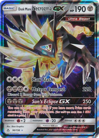 Dusk Mane Necrozma GX - 90/156 - Ultra Rare - //coolthings.us