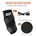 Mindsinglong Dog Rear Leg Wrap, Canine Protect Wrap Hock Wrap Sleeve Prevents Injuries and Sprains and Provides Stability Caused by Arthritis(1 Pair for Both Rear Legs)