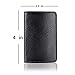 MaxGear Business Card Holder Leather Business Card Case Name Card Holder Business Card Wallet Business Card Carrier Slim Metal Pocket Card Holder Clemnce