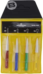 Bergeon 30102-5 Swiss Made Watchmaker Oiler Assortment - Set Of 5 With Protective Caps