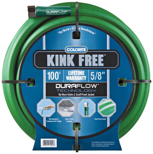 Swan Products SN7958100 Premium Heavy Duty Pressure Master Garden Hose 100 ft, 5/8" diameter, Green