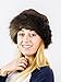 Futrzane Faux Fur Hat with Fleece Winter Ladies Women