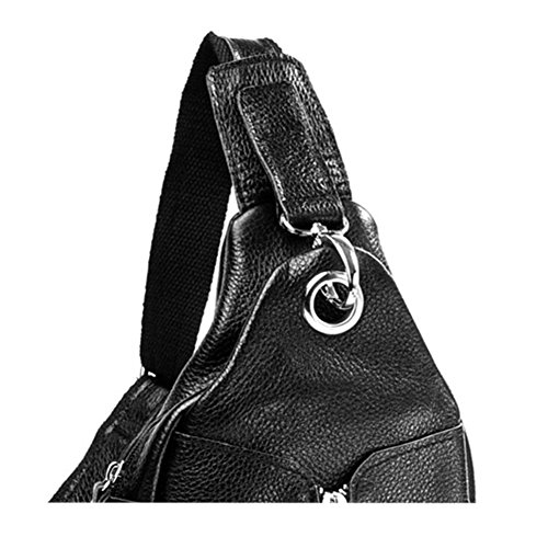 Modelshow Frauen Echtes Leder Brust Paket Freizeit Hintere Paket Bote Paket Schulter Paket