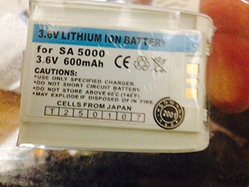 Samsung SA5000 Cell Phone Battery - 3.6V 600mAh - High Quality Lithium Ion (Li-ion) Battery - SA-5000 - SA 5000