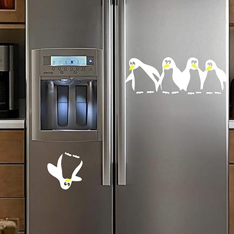 XCGZ Pegatinas de pared Pingüino Refrigerador Etiqueta Pegatinas ...