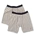 Polo Ralph Lauren Supreme Comfort Long Boxer Brief 2-Pack, L, Andover Grey