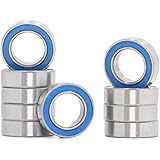 Cuscinetti A Sfera MR106-2RS 6x10x3mm - 10 Pezzi In Acciaio Cromo Doppio Sigillato - Foto 12