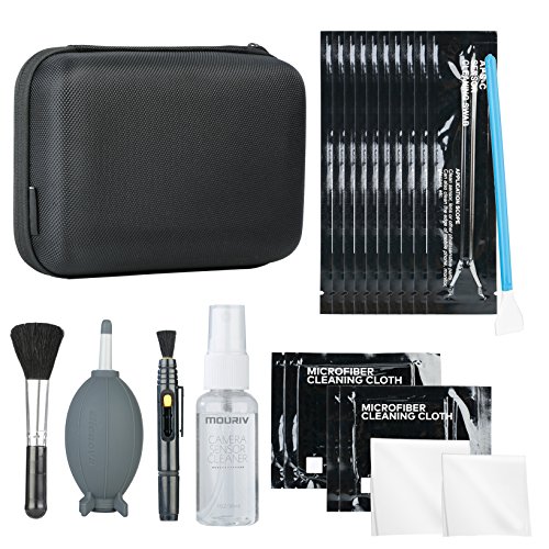 Mouriv Professional Deluxe DSLR Camera Cleaning Kit with10 APSC
