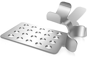 JOTUPLUN 100 Pack Roof Deicing Cable Clips, Roof Heat Cable Clip, Aluminum Roof Clips, Heat Cables for Roof and Gutters, Cable Clips to Secure Ice Dam Heat Tape Protection (100)