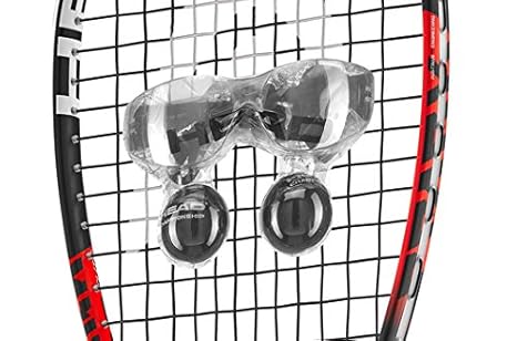 Amazon.com : HEAD Spark Elite Squash Racquet Eyewear Ball Pack : Sports & Outdoors