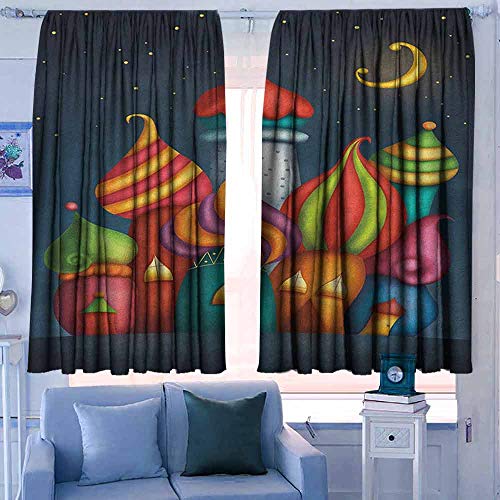 Lovii Kitchen Curtains 42 W X 63 L Darkening And Thermal