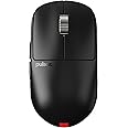 Pulsar Gaming Gears - X2H ES Wireless Gaming Mouse, Symmetrical, Optical Switch, OLED Display, Driverless, PAW3395 Sensor, 100H Battery, 4K dongle Included (Medium, Black)