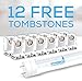 Hyperikon T8 LED Light Tube, 4ft, 18W (40W equivalent), 6000K (Very Bright White), Single Ended Power, Clear, UL - 12-Pack [12 Tombstones Included]