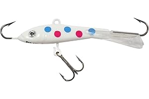 NORTHLAND TACKLE Northland Fishing Tackle Pitchin' Puppet Darting Premium Fishing Jig for Snap Jigging & Pitching Walleyes, Assorted Lure Colors & Bait Sizes