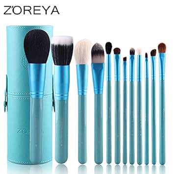 Amazon.com: Zoreya exclusivo juego de brochas de maquillaje ...
