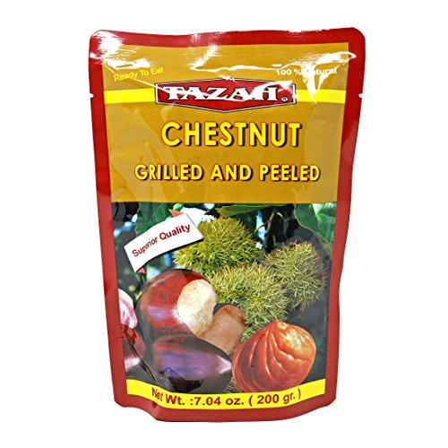 Tazah Grilled and Peeled Chestnut 7.04 Ounce 200 Grams - Thumbnail 4