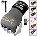 EMRAH Pro Boxing Hand Wraps Inner Gloves for Punching Padded Bandages Under Mitts, Quick Wraps, Fist Protector - MMA, Muay Thai, Kickboxing & Martial Arts Training (Grey, Large)