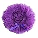 Slowera Baby Girls Fluffy Soft and Smooth Tutu Skirt with Diaper Cover (12-24 Months, Purple)