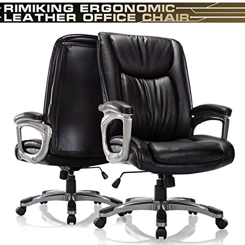 RIMIKING Ergonomic Memory Foam Executive Office Chair Adjustable
