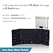 iClever Ultra Slim 3 Color Backlight Aluminum Alloy Bluetooth Keyboard for iOS...