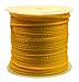 Rope King HBP-141000Y Hollow Braided Poly Rope - Yellow - 1/4 inch x 1,000 feet