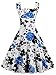 Kilolone Women Sexy 50s Swing Vintage Retro Housewife Rockabilly Summer Party Dress