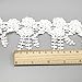 4 Yards White Cotton Lace Trim Applique Sewing DIY Craft Lace Tassel Ribbon - 85mm/3.3