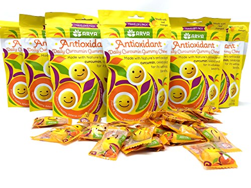 Turmeric Antioxidant Mango Gummy Chews (1 CASE=144 CHEWS). 18% OFF 1 CASE, 38% OFF 3 CASES- LIMITED TIME OFFER. A TBSP of TURMERIC in CURCUMIN ABSORBED/CHEW ($0.37/count). Turmeric Antioxidant Mango Gummy Chews (1 CASE=144 CHEWS). 18% OFF 1 CASE, 38% OFF 3 CASES- LIMITED TIME OFFER. A TBSP of TURMERIC in CURCUMIN ABSORBED/CHEW ($0.37/count).